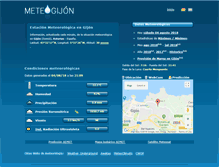 Tablet Screenshot of meteogijon.es
